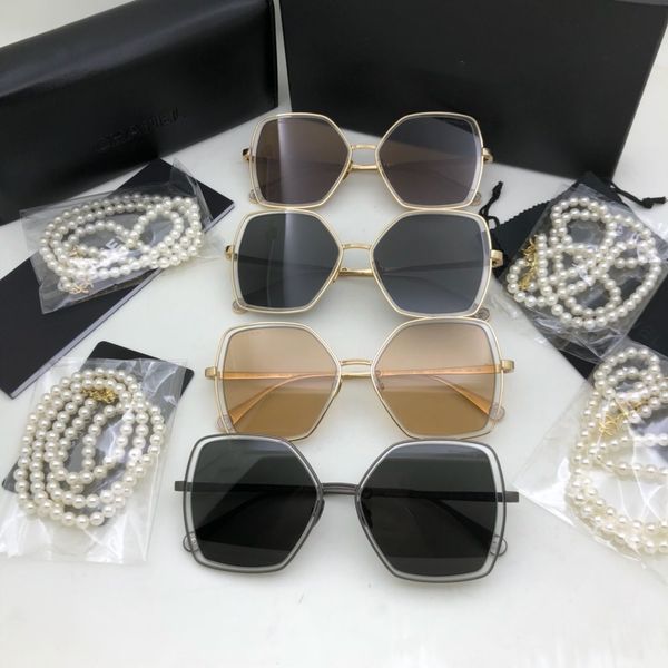 ladies new pearl chain sunglasses sunglasses 2020 fashion polarized wear chain 4262, White;black
ladies new pearl chain sunglasses sunglasses 2020 fashion polarized wear chain 4262, White;black