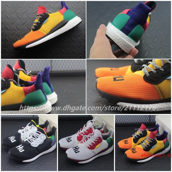 2019 mens/womens pw hu holi solar rainbow training sneakers race trail holi shoes stripes endorse compatriot pusha t. casual running shoes
2019 mens/womens pw hu holi solar rainbow training sneakers race trail holi shoes stripes endorse compatriot pusha t. casual running shoes