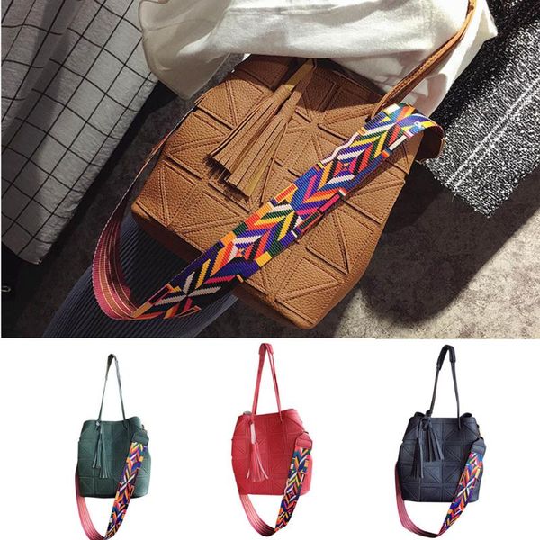 women bags fashion simple solid tassel bucket vintage handbags shoulder bags leather purses handbags bolsa feminina 2.21
women bags fashion simple solid tassel bucket vintage handbags shoulder bags leather purses handbags bolsa feminina 2.21