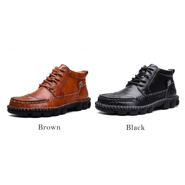 litthing new autumn winter cow split leather men boots comfortable motorcycle boots men footwear rubber ankle boots men's shoes, Black
litthing new autumn winter cow split leather men boots comfortable motorcycle boots men footwear rubber ankle boots men's shoes, Black