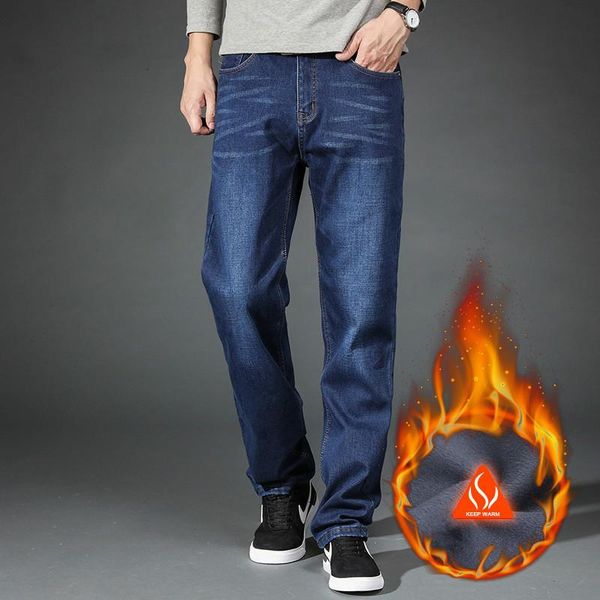 warm fleece jeans mens winter velvet jean trousers flocking warm soft men pants 40 42 44 large size, Blue
warm fleece jeans mens winter velvet jean trousers flocking warm soft men pants 40 42 44 large size, Blue
