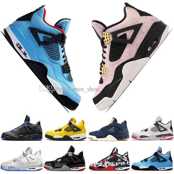 Sale 2019 Newest Bred 4 4s What The Cactus Jack Laser Wings Mens Basketball Shoes Denim Blue Eminem White Cement Men Sport Designer Sneakers
Sale 2019 Newest Bred 4 4s What The Cactus Jack Laser Wings Mens Basketball Shoes Denim Blue Eminem White Cement Men Sport Designer Sneakers