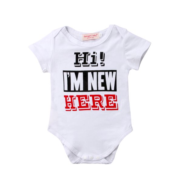 infant kids baby boy girl i' new here bodysuits outfit playsuit summer little boys clothes outfits, Blue
infant kids baby boy girl i' new here bodysuits outfit playsuit summer little boys clothes outfits, Blue