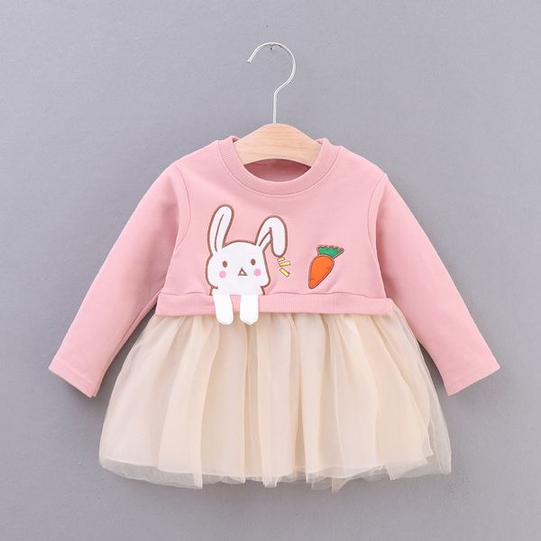 long sleeve baby girls dress 2019 new cartoon rabbit cute newborns princess clothing spring fall casual infant baby dresses, Red;yellow
long sleeve baby girls dress 2019 new cartoon rabbit cute newborns princess clothing spring fall casual infant baby dresses, Red;yellow