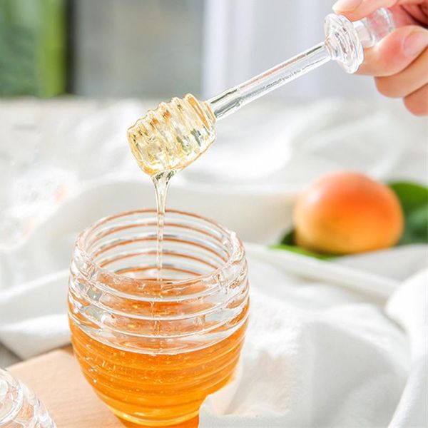 245ml/265ml crystal glass honey jars juice bottle heat-resistant borosilicate glass honey pot container with lid
245ml/265ml crystal glass honey jars juice bottle heat-resistant borosilicate glass honey pot container with lid