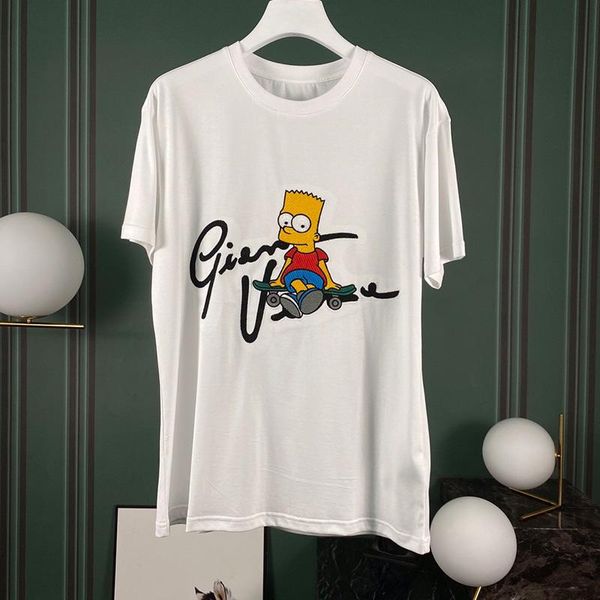 2020 spring summer europe italy usa cartoon italy brand designer stylish tee tshirt signature men women short sleeve cotton t shirt, White;black
2020 spring summer europe italy usa cartoon italy brand designer stylish tee tshirt signature men women short sleeve cotton t shirt, White;black