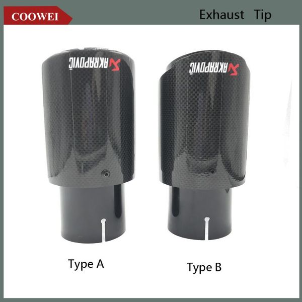 two type black glossy carbon fiber+ black stainless steel universal exhaust tip akrapovic muffler pipefor
two type black glossy carbon fiber+ black stainless steel universal exhaust tip akrapovic muffler pipefor