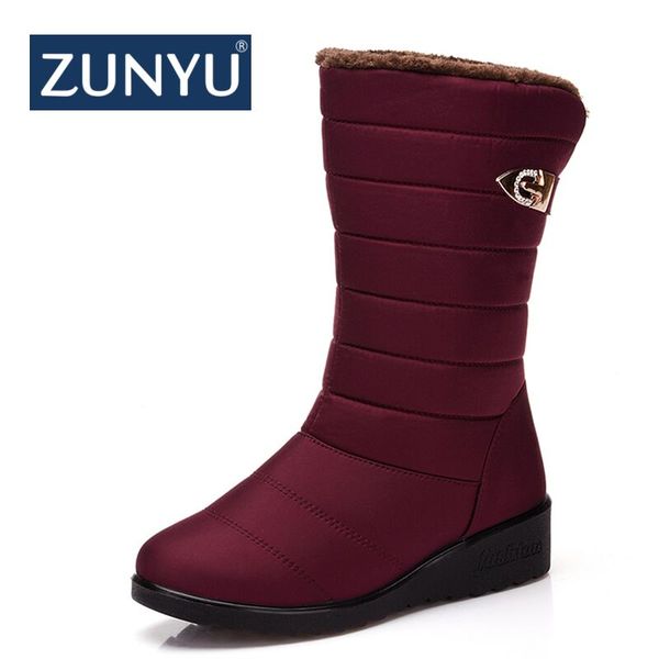 zunyu new women warm solid anti-slip snow boots waterproof female winter boots thermal shoes for women thick fur cotton shoes, Black
zunyu new women warm solid anti-slip snow boots waterproof female winter boots thermal shoes for women thick fur cotton shoes, Black