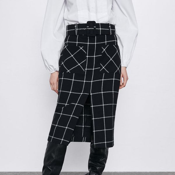 black female bag hip autumn and winter short wild a word knee-length plaid streetwear empire moda mujer 2020 women skirts cotton pockets
black female bag hip autumn and winter short wild a word knee-length plaid streetwear empire moda mujer 2020 women skirts cotton pockets