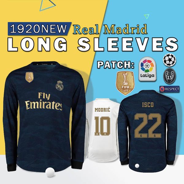 Quality 19 20 long leeve real madrid 10 modric marcelo hazard occer jer ey bale a en io i co champion league home third kit jer ey
Quality 19 20 long leeve real madrid 10 modric marcelo hazard occer jer ey bale a en io i co champion league home third kit jer ey