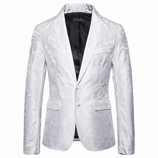 white paisley blazer men business casual blazers 2020 fashion slim fit mens blazer jacket party wedding banquet men xxl, White;black
white paisley blazer men business casual blazers 2020 fashion slim fit mens blazer jacket party wedding banquet men xxl, White;black