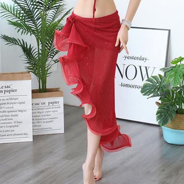 new belly dance costume for women belly dancing skirt wrap hip scarf with ruffles side slit dark green korea design, Black;red
new belly dance costume for women belly dancing skirt wrap hip scarf with ruffles side slit dark green korea design, Black;red