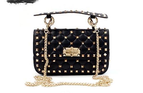 women classic summer fashion flaps chain purses sheepskin studs rivets package handbags shoulder leather handb
women classic summer fashion flaps chain purses sheepskin studs rivets package handbags shoulder leather handb