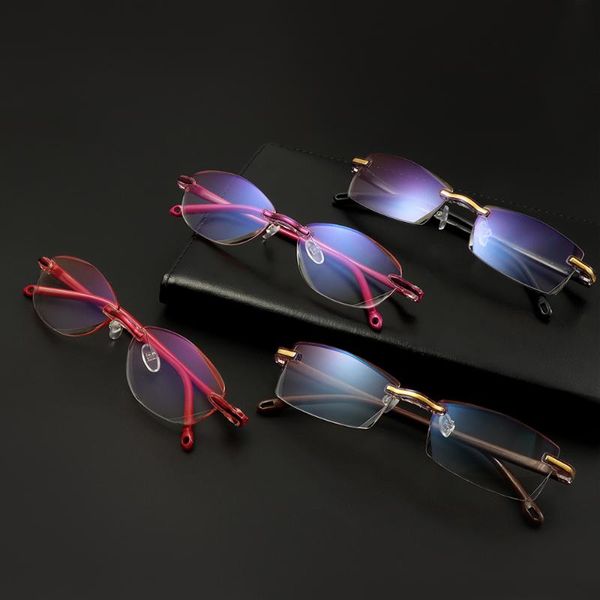 women men ultralight rimless reading glasses women men clear lens anti-blu-ray computer glasses presbyopia reader, White;black
women men ultralight rimless reading glasses women men clear lens anti-blu-ray computer glasses presbyopia reader, White;black