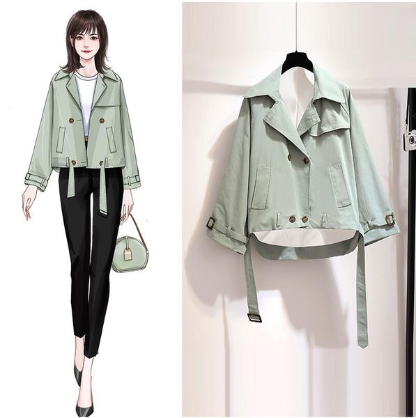 japan tokyo korea fashion wind trench coat women thin autumn jacket long sleeve windbreaker ladies spring autumn short clothing, Black;brown
japan tokyo korea fashion wind trench coat women thin autumn jacket long sleeve windbreaker ladies spring autumn short clothing, Black;brown
