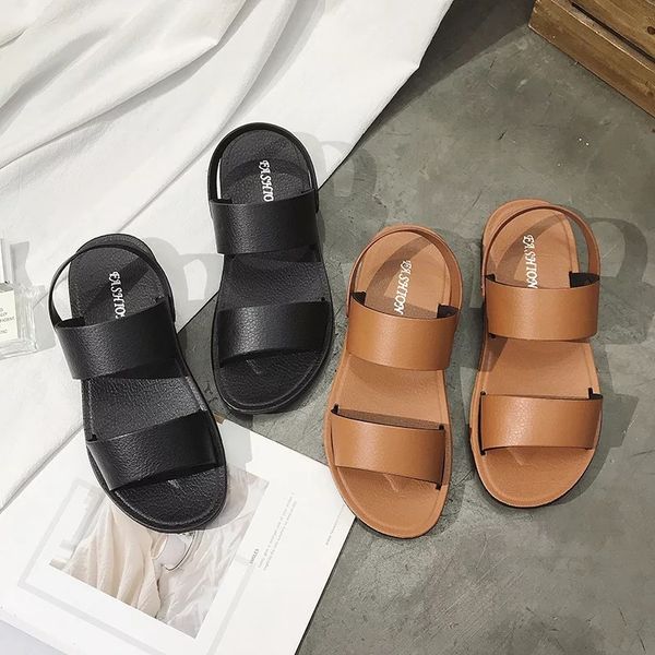 summer men's slippers wear fashion pu with dual-use men's slippers british non-slip soft soles men's shoes, Black
summer men's slippers wear fashion pu with dual-use men's slippers british non-slip soft soles men's shoes, Black