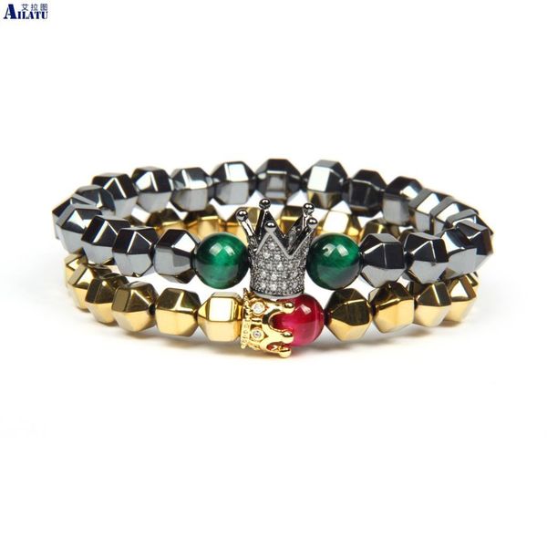 ailatu new crown sets beaded bracelets wholesale 8mm natural hematite stone beads quality, Golden;silver
ailatu new crown sets beaded bracelets wholesale 8mm natural hematite stone beads quality, Golden;silver