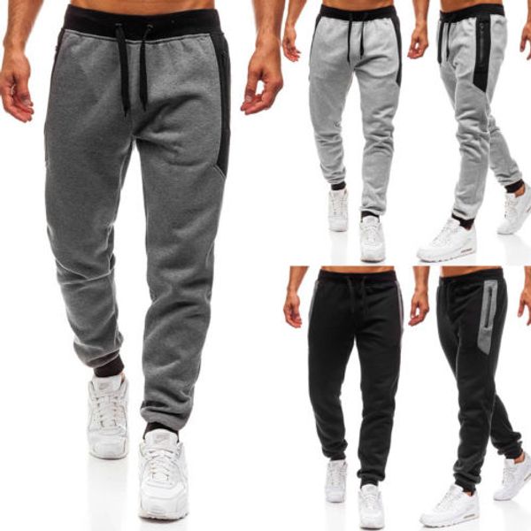 new men loose casual fashion gym pant long trousers pants tracksuit fitness workout men's casual sweatpants, Black
new men loose casual fashion gym pant long trousers pants tracksuit fitness workout men's casual sweatpants, Black