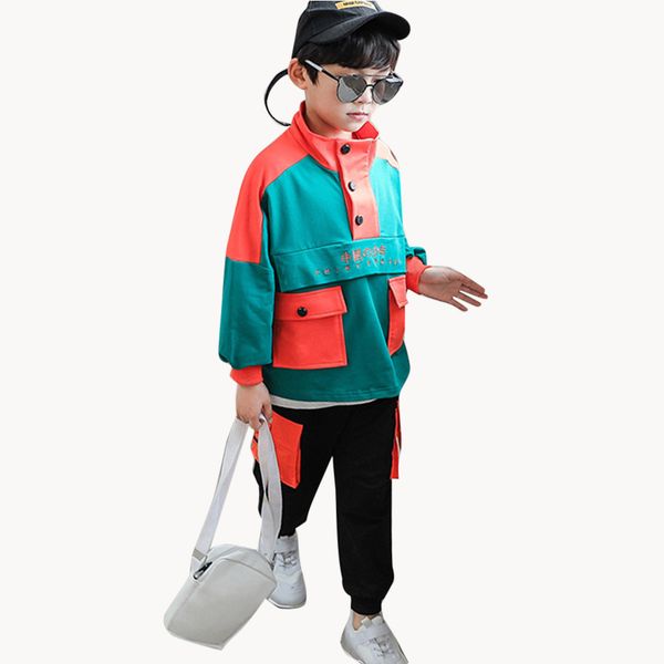 kids clothes casual sweatshirt & pants tracksuits for boys patchwork clothes sets for boys autumn sport suit kids 6 8 10 12 14, White
kids clothes casual sweatshirt & pants tracksuits for boys patchwork clothes sets for boys autumn sport suit kids 6 8 10 12 14, White