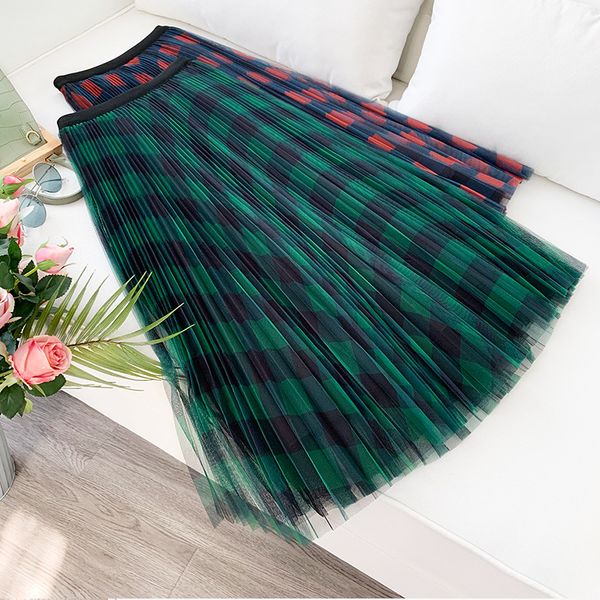 MarchWind Brand Designer Summer Women Vintage Mesh Patchwork Long Skirts High Waist Plaid Harajuku Tulle A-Line Mid-Calf Skirts Ladies
MarchWind Brand Designer Summer Women Vintage Mesh Patchwork Long Skirts High Waist Plaid Harajuku Tulle A-Line Mid-Calf Skirts Ladies