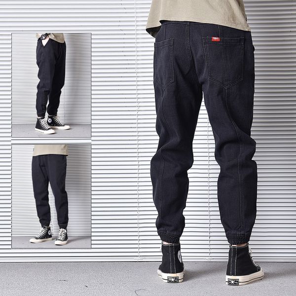 japanese vintage fashion men jeans black color spliced designer denim cargo pants streetwear hip hop jeans men joggers pants, Blue
japanese vintage fashion men jeans black color spliced designer denim cargo pants streetwear hip hop jeans men joggers pants, Blue