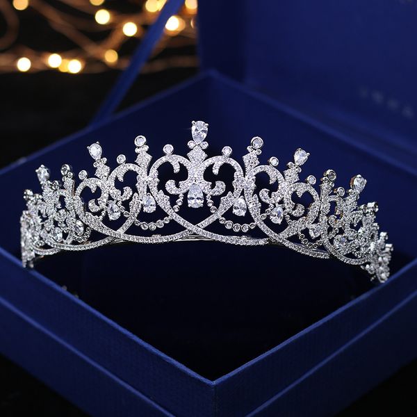 european zirconia tiaras headband zircon crown headpiece wedding hair accessories bride hairband bridal jewelry for party, Golden;white
european zirconia tiaras headband zircon crown headpiece wedding hair accessories bride hairband bridal jewelry for party, Golden;white