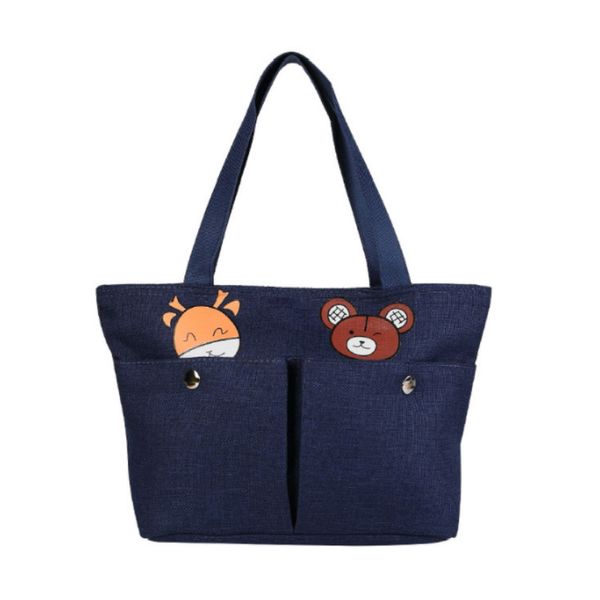 casual canvas eco tote lunch bag cute bear zipper travel picnic container handbag bento bag, Blue;pink
casual canvas eco tote lunch bag cute bear zipper travel picnic container handbag bento bag, Blue;pink