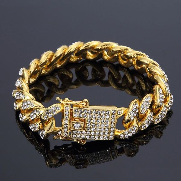 mens hiphop gold bracelets jewelry simulated diamond iced out chain bracelets miami cuban link chain bracelet 50pcs/lot ship, Black
mens hiphop gold bracelets jewelry simulated diamond iced out chain bracelets miami cuban link chain bracelet 50pcs/lot ship, Black