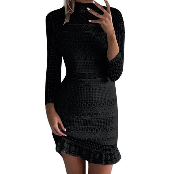 autumn women black lace dress 2019 long sleeve woman party dresses femme plus size elegant dress, Black;gray
autumn women black lace dress 2019 long sleeve woman party dresses femme plus size elegant dress, Black;gray