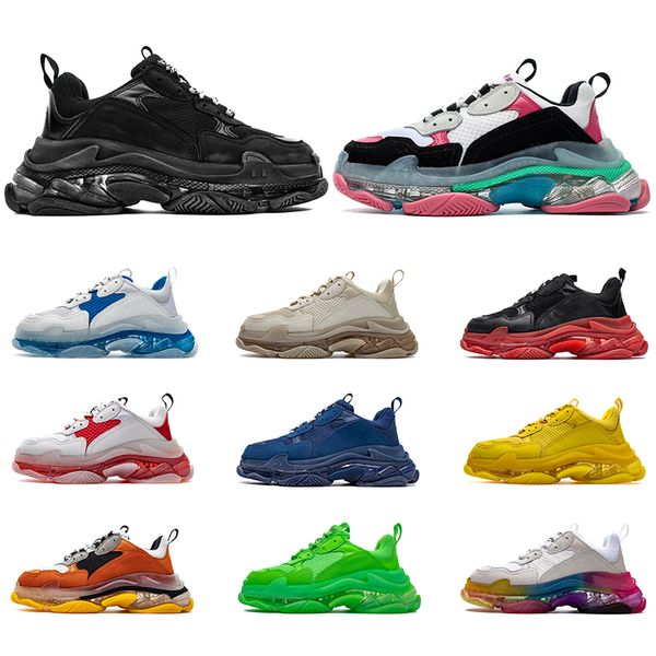 17fw triple s men sneakers casual dad shoes triple black white neon green mens increasing sports size 36-45, White;red
17fw triple s men sneakers casual dad shoes triple black white neon green mens increasing sports size 36-45, White;red