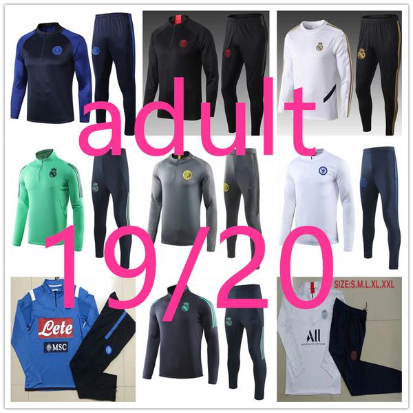 19 20 men soccer tracksuit training suit 2019 2020 survetement de foot chandal futbol tracksuit jogging survêtement football, Black
19 20 men soccer tracksuit training suit 2019 2020 survetement de foot chandal futbol tracksuit jogging survêtement football, Black