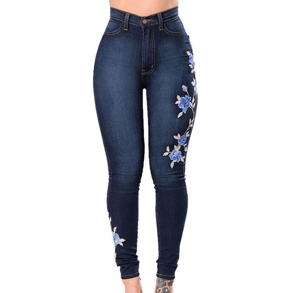 flower embroidered elastic denim pencil pant women jean female skinny jeans pant pantalon women bottom trouser, Blue
flower embroidered elastic denim pencil pant women jean female skinny jeans pant pantalon women bottom trouser, Blue