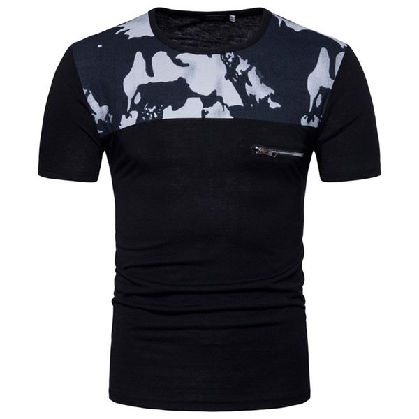 2020 mens designer summer casual camouflage stitching zipper short sleeve round neck t-shirt mens casual, White;black
2020 mens designer summer casual camouflage stitching zipper short sleeve round neck t-shirt mens casual, White;black