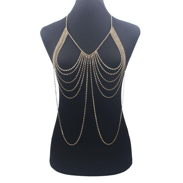 summer style fashion punk metal multilayer tassel long rhinestones body chain gold plated for women body jewelry, Slivery;golden
summer style fashion punk metal multilayer tassel long rhinestones body chain gold plated for women body jewelry, Slivery;golden