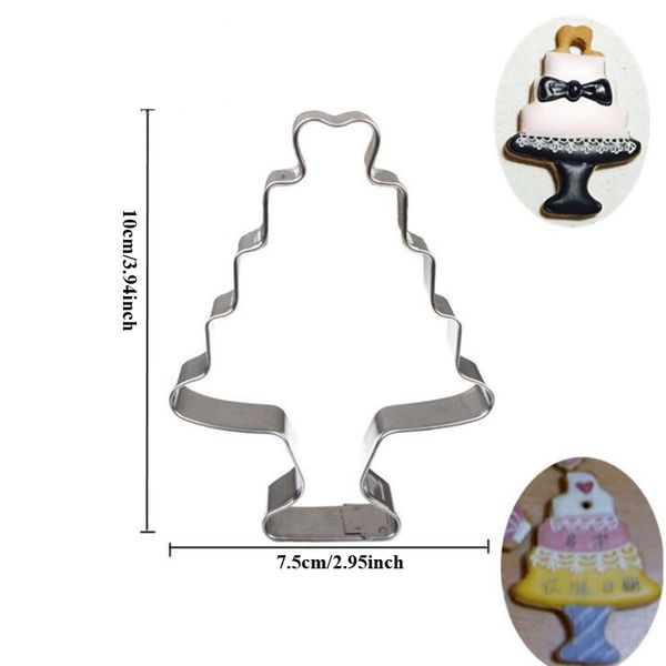 1pcs patisserie reposteria wedding dress suit ring heart cookie cutters fondant cake decor tools cupcake ers biscuit mould
1pcs patisserie reposteria wedding dress suit ring heart cookie cutters fondant cake decor tools cupcake ers biscuit mould