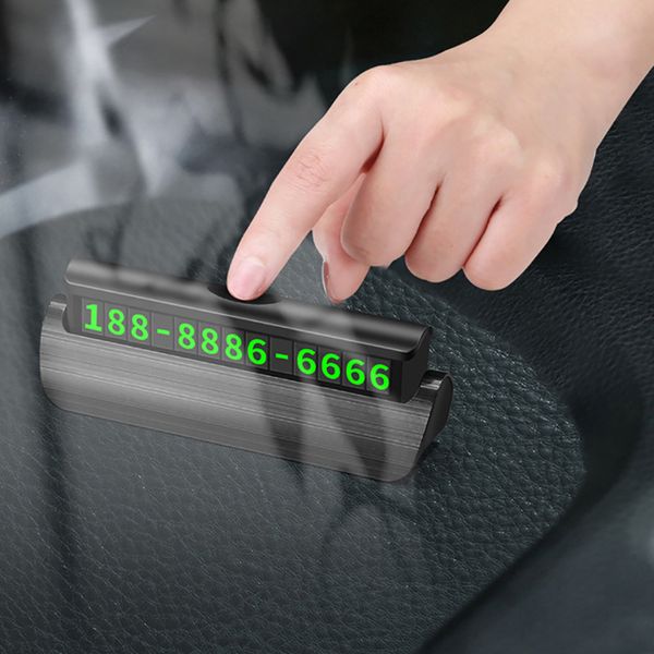 hidden luminous phone number plate stickers car temporary parking card notification universal auto park saccessories gifts 
hidden luminous phone number plate stickers car temporary parking card notification universal auto park saccessories gifts