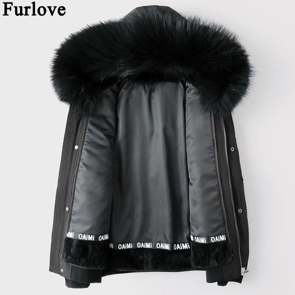 furlove 2019 parka winter jacket men parka real fur coat big natural raccoon fur collar hooded parkas warm thick, Black
furlove 2019 parka winter jacket men parka real fur coat big natural raccoon fur collar hooded parkas warm thick, Black