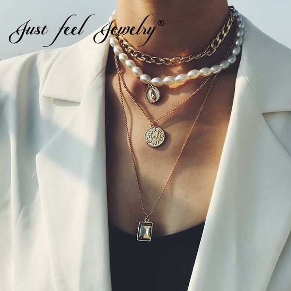 just feel vintage multilayer simulated pearl choker necklace women virgin mary gold color portrait coin pendant necklaces gifts, Silver
just feel vintage multilayer simulated pearl choker necklace women virgin mary gold color portrait coin pendant necklaces gifts, Silver