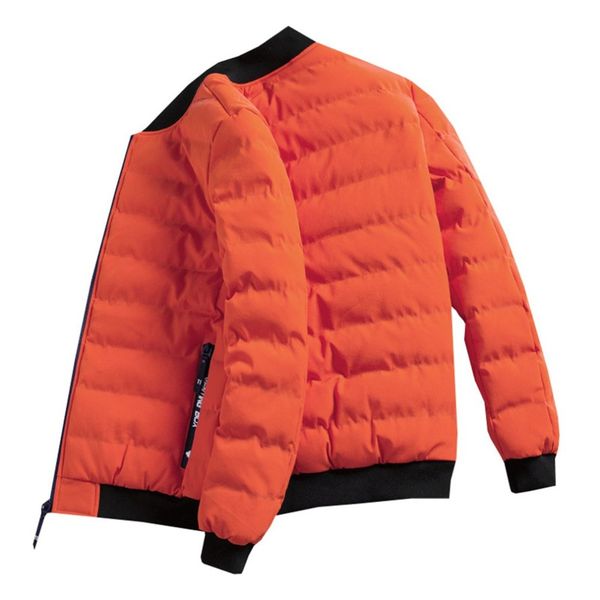 2018 new winter men jacket pure solid color leisure youth baseball collar padded cotton korean coat male parka outwear clothing, Black
2018 new winter men jacket pure solid color leisure youth baseball collar padded cotton korean coat male parka outwear clothing, Black