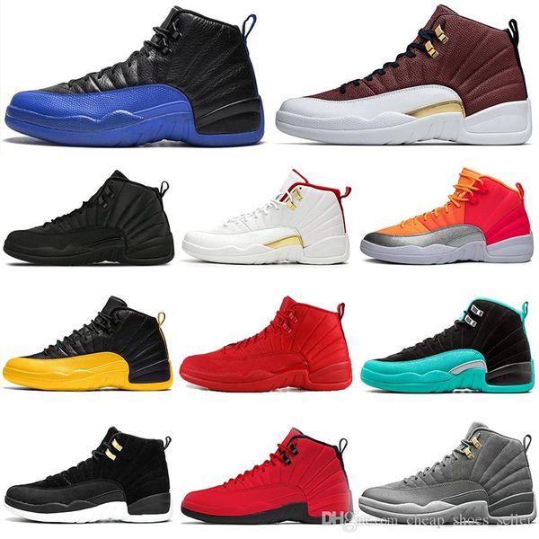 game royal 12 12s men basketball shoes fiba university gold midnight black punch taxi dark grey wings mens trainer sports sneakers 7-13, White;red
game royal 12 12s men basketball shoes fiba university gold midnight black punch taxi dark grey wings mens trainer sports sneakers 7-13, White;red