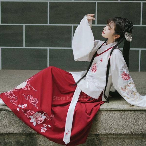 tradiotnal chinese woman fairy hanfu oriental embroidery folk dance costume tang dynasty cosplay princess vintage dress, Black;red
tradiotnal chinese woman fairy hanfu oriental embroidery folk dance costume tang dynasty cosplay princess vintage dress, Black;red