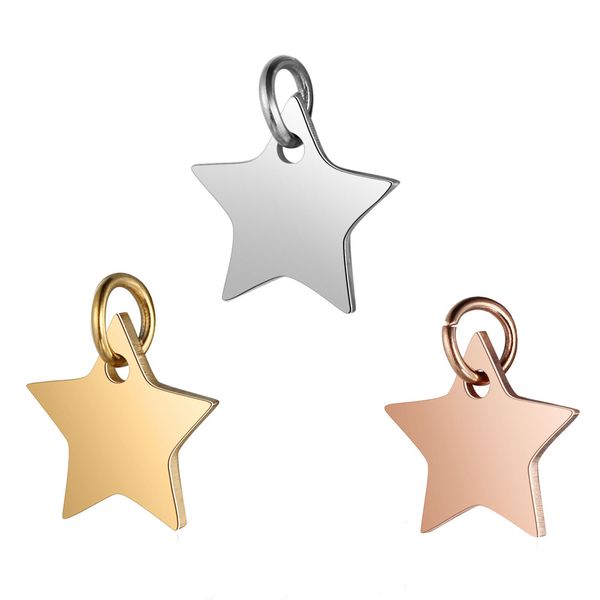 stainless steel charm five-pointed star metal gold/rose gold/steel color pentagram pendant polish12*13mm handmade accessories, Bronze;silver
stainless steel charm five-pointed star metal gold/rose gold/steel color pentagram pendant polish12*13mm handmade accessories, Bronze;silver