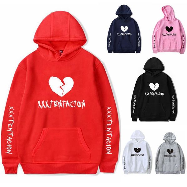 european and american-style net red xxxtentacion celebrity inspired rock plus velvet hooded hoodie men's and women's, Black
european and american-style net red xxxtentacion celebrity inspired rock plus velvet hooded hoodie men's and women's, Black