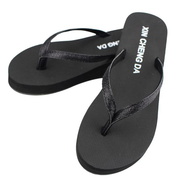 women summer flip flops beach slippers shoes fashion high heel thin heel bling strap platforms sandals female 2019, Black
women summer flip flops beach slippers shoes fashion high heel thin heel bling strap platforms sandals female 2019, Black
