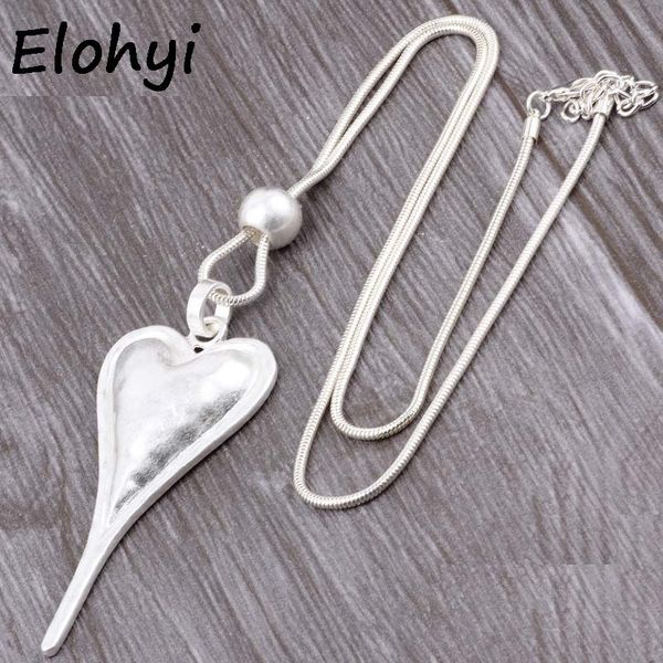 eloyhi boho heart long pendants sweater chain plated for women trendy neckalce&pendants gift, Silver
eloyhi boho heart long pendants sweater chain plated for women trendy neckalce&pendants gift, Silver