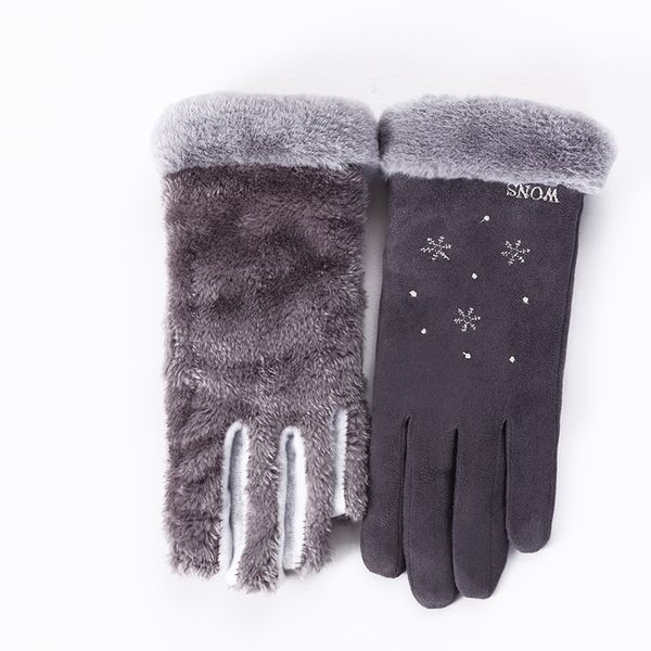 new winter female double thick plush wrist warm cashmere cute snowflake mittens women flexibility touch screen driving glove 81e, Blue;gray
new winter female double thick plush wrist warm cashmere cute snowflake mittens women flexibility touch screen driving glove 81e, Blue;gray