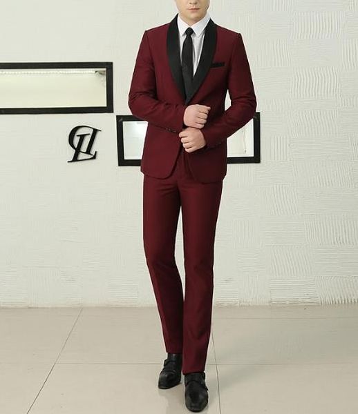 fashionable 2 pieces groom tuxedos groomsmen one button red shawl lapel man suit wedding mens blazer suits (jacket +pants), White;black
fashionable 2 pieces groom tuxedos groomsmen one button red shawl lapel man suit wedding mens blazer suits (jacket +pants), White;black