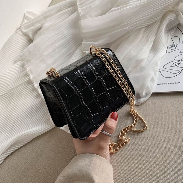 2020 small square package western style single shoulder small black package texture messenger woman hand bag messenger bags
2020 small square package western style single shoulder small black package texture messenger woman hand bag messenger bags