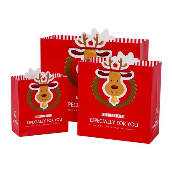 new christmas gift bags creative cartoon elk paper tote bag party favor christmas packaging tote bag for gift storage festival 15pcs
new christmas gift bags creative cartoon elk paper tote bag party favor christmas packaging tote bag for gift storage festival 15pcs