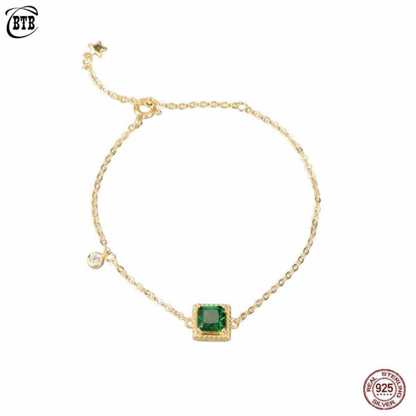 new 925 sterling silver micro pave geometric square green zircon gold color bracelet for women gift fashion jewelry, Black
new 925 sterling silver micro pave geometric square green zircon gold color bracelet for women gift fashion jewelry, Black